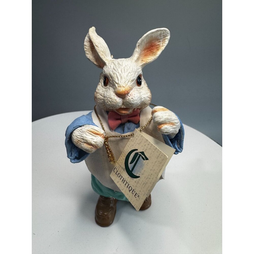 Possible Dreams Clothique Mayfield Collection Rabbit Figurine With Box Tag 1989 - Picture 2 of 7